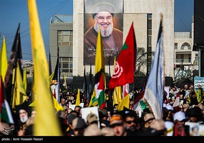 مراسم اولین سالگرد شهادت سید حسن نصرالله