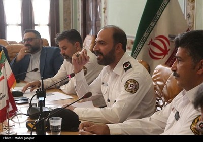 نشست خبری مدیرعامل سازمان آتش‌نشانی و خدمات ایمنی شهرداری اصفهان