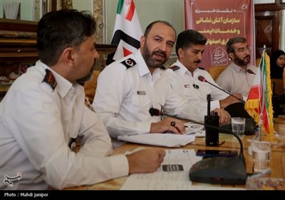 نشست خبری مدیرعامل سازمان آتش‌نشانی و خدمات ایمنی شهرداری اصفهان