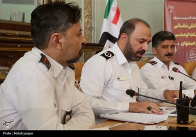 نشست خبری مدیرعامل سازمان آتش‌نشانی و خدمات ایمنی شهرداری اصفهان