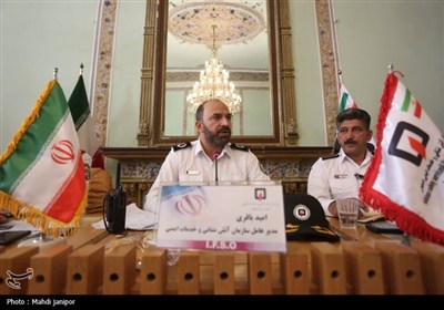 نشست خبری مدیرعامل سازمان آتش‌نشانی و خدمات ایمنی شهرداری اصفهان