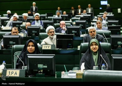 حضور خادمان حرم حضرت عبدالعظیم حسنی(ع) در صحن علنی مجلس