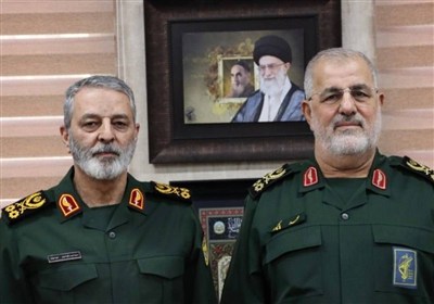 سرلشکر موسوی در دیدار فرمانده سپاه: نیروهای مسلح برای مقابله با هر تجاوز احتمالی آمادگی دارند
