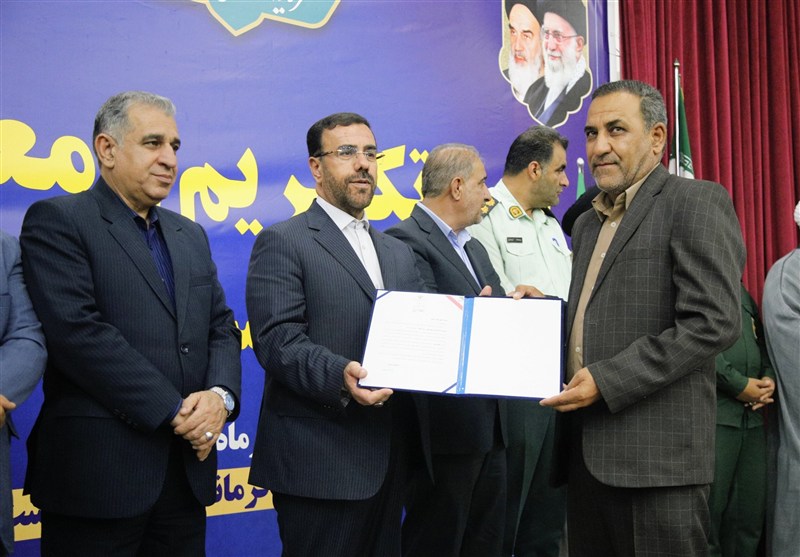آیین تکریم و معارفه فرماندار زرین‌دشت برگزار شد