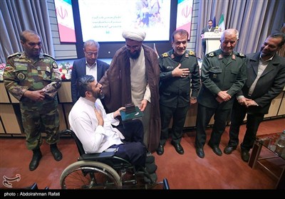 ششمین آیین تجلیل از پیشکسوتان وفعالان عرصه جهاد و مقاومت درهمدان