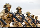 تمرینات تاکتیکی یگان ویژه فاتحین سپاه محمد رسول الله(ص) با استفاده از لباس‌ و تجهیزات جدید