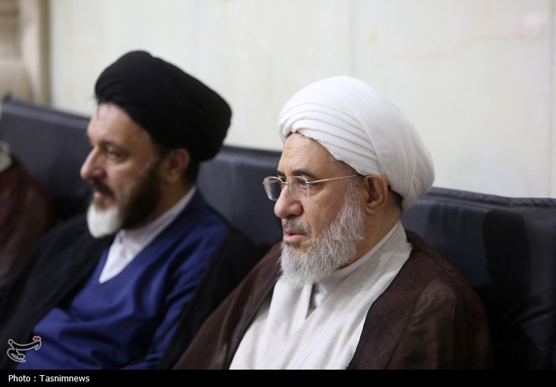 مقاومت،مراسم،قم،نصرالله،سيد،شهيد،رهبري،حوزوي،معصومه