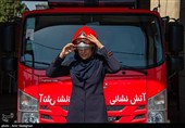 حضور تمام‌وقت بانوان آتش‌نشان شیراز در خط مقدم امداد و نجات
