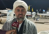 استقبال پرشور مردم و علمای اهل سنت و تشیع قشم از کاروان صمود
