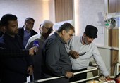 عیادت و دلجویی استاندار سمنان از دانشجویان حادثه‌دیده + تصاویر
