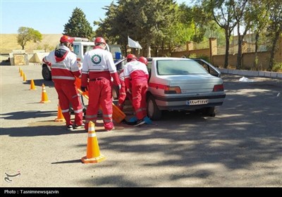مسابقات تخصصی امداد و نجات در قزوین