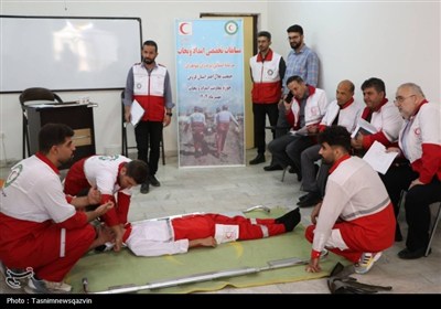 مسابقات تخصصی امداد و نجات در قزوین