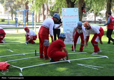 مسابقات تخصصی امداد و نجات در قزوین