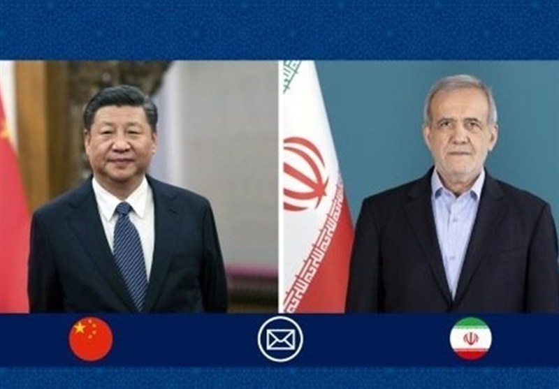 الرئیس بزشکیان یهنئ شی جین بینغ بذکرى تأسیس جمهوریة الصین الشعبیة