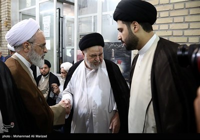 مراسم ختم همسر آیت‌الله العظمی سیستانی در قم