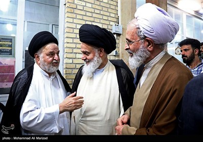 مراسم ختم همسر آیت‌الله العظمی سیستانی در قم