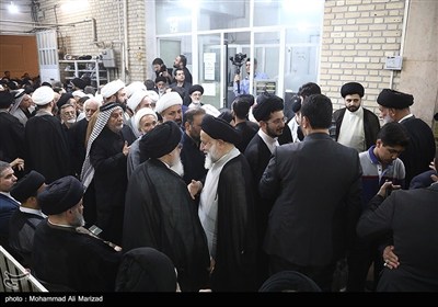 مراسم ختم همسر آیت‌الله العظمی سیستانی در قم