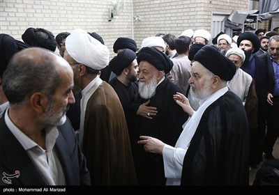 مراسم ختم همسر آیت‌الله العظمی سیستانی در قم