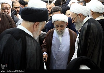 مراسم ختم همسر آیت‌الله العظمی سیستانی در قم