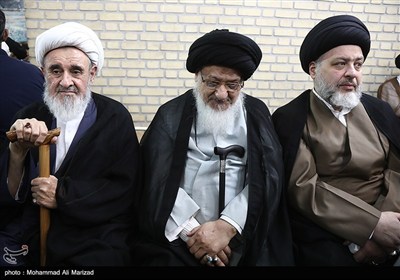 مراسم ختم همسر آیت‌الله العظمی سیستانی در قم