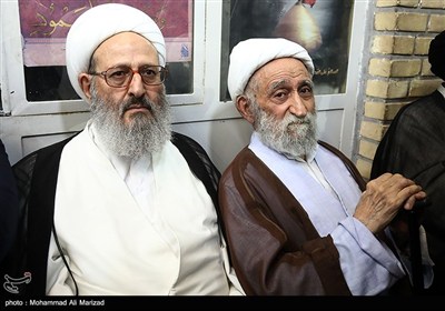 مراسم ختم همسر آیت‌الله العظمی سیستانی در قم
