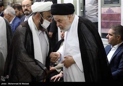 مراسم ختم همسر آیت‌الله العظمی سیستانی در قم