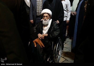 مراسم ختم همسر آیت‌الله العظمی سیستانی در قم