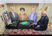 حضور قالیباف بر مزار شهید حاج رمضان+ تصویر