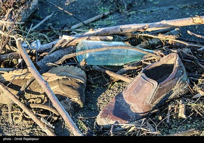 سواحل گیلان به رنگ زباله