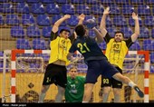 پیروزی تیم هندبال سپاهان مقابل نفت و گاز گچساران