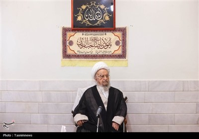 دیدار قالیباف با آیت‌الله مکارم شیرازی