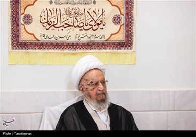 دیدار قالیباف با آیت‌الله مکارم شیرازی
