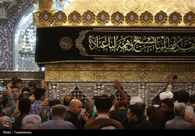 حرم حضرت فاطمه معصومه(س) سیاه‌پوش شد