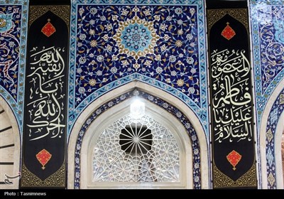 حرم حضرت فاطمه معصومه(س) سیاه‌پوش شد