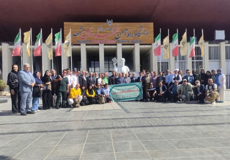 قطار گردشگری از مشهد عازم سرخس شد