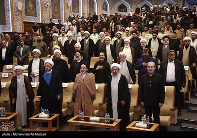 مراسم اولین سالگرد شهادت دبیران کل حزب الله لبنان - قم
