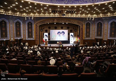 مراسم اولین سالگرد شهادت دبیران کل حزب الله لبنان - قم
