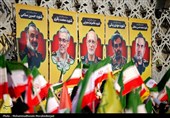 إحیاء الذکرى السنویة الأولى لاستشهاد قادة جبهة المقاومة فی طهران