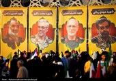 إحیاء الذکرى السنویة الأولى لاستشهاد قادة جبهة المقاومة فی طهران