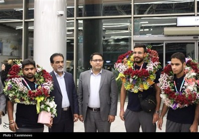 استقبال از قهرمانان کرمانی تیم ملی فوتبال پنج‌نفره ایران در رقابت‌های جام جهانی نابینایان
