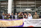 استقبال از قهرمانان کرمانی تیم ملی فوتبال پنج‌نفره ایران در رقابت‌های جام جهانی نابینایان