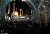 حال و هوای حرم حضرت معصومه (س) در شب رحلت بانوی کرامت+ تصاویر