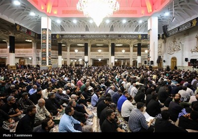 سوگواری زائران حضرت معصومه(س) در شب رحلت بانوی کرامت