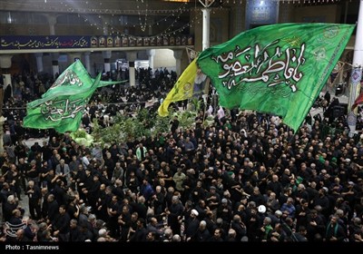 مرثیه سرایی هیئات مذهبی قم و مشهد در حرم حضرت معصومه- عکس صف ...