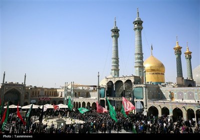 دسته عزای خادمان حرم حضرت معصومه(س)