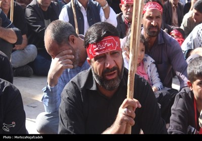 برپایی آیین سنتی مذهبی قالیشویان در اردهال کاشان