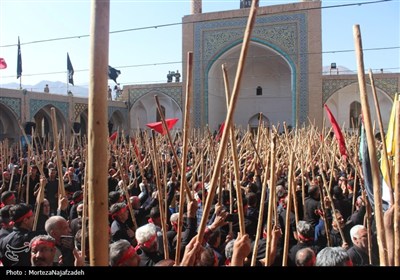 برپایی آیین سنتی مذهبی قالیشویان در اردهال کاشان
