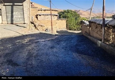 آسفالت و بهسازی معابر 3 روستای سنندج