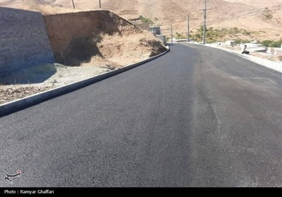 آسفالت و بهسازی معابر 3 روستای سنندج
