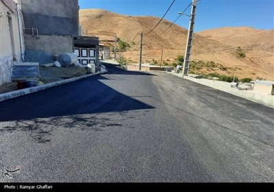 آسفالت و بهسازی معابر 3 روستای سنندج